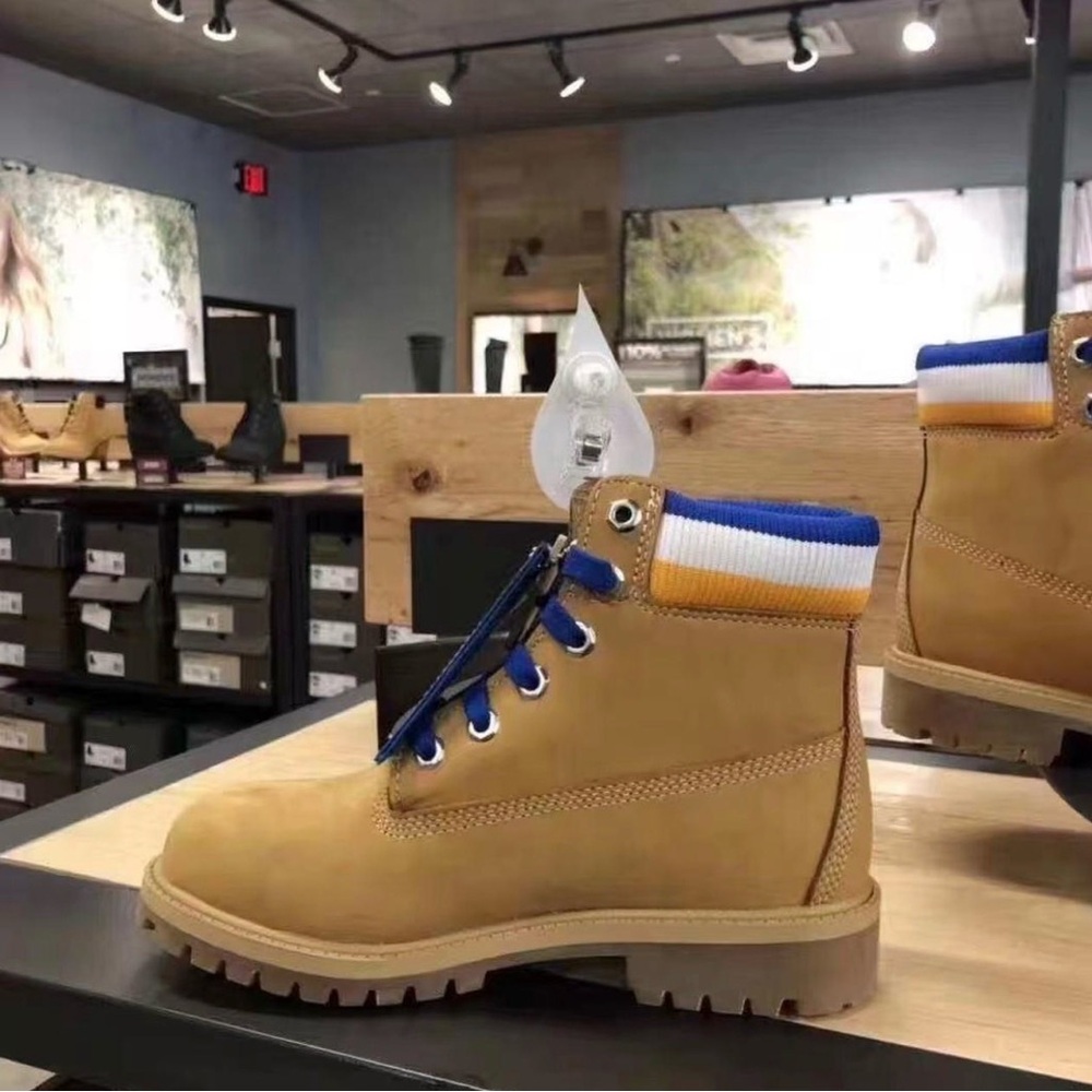 Tan Timberland boots